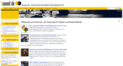Desktop Screenshot of 2sound.de